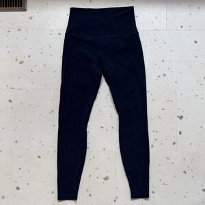 Lululemon Aligns 28” full length navy blue - EUC SIZE 8